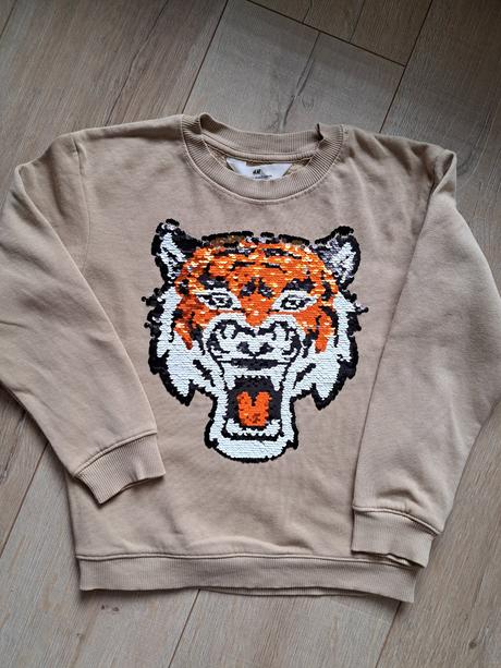 Mikina s meniacou potlačou, h&m,122