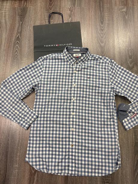Tommy hilfiger panska kockovana kosela l, tommy hilfiger,l