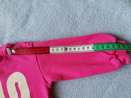 Ružová mikina, h&m,74