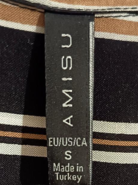 Pruhovaná blúzka amisu, amisu,s