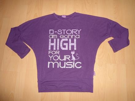 Fialove tricko 3/4-ovy rukav, 158