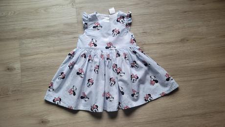 Letné šaty disney minnie značky h&m veľ. 68, h&m,68
