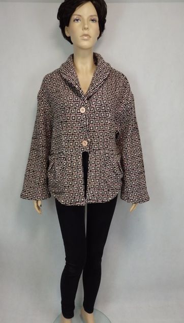 Luxusný vlnený kabát, l