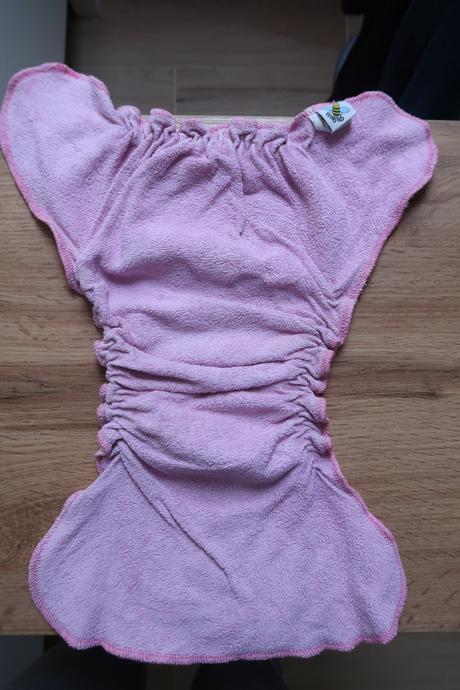Fialová kalhotková plenka na snappi sponu, majab