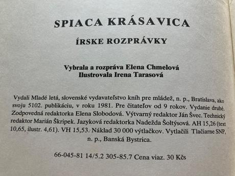 Spiaca krásavica írske rozprávky (1981),