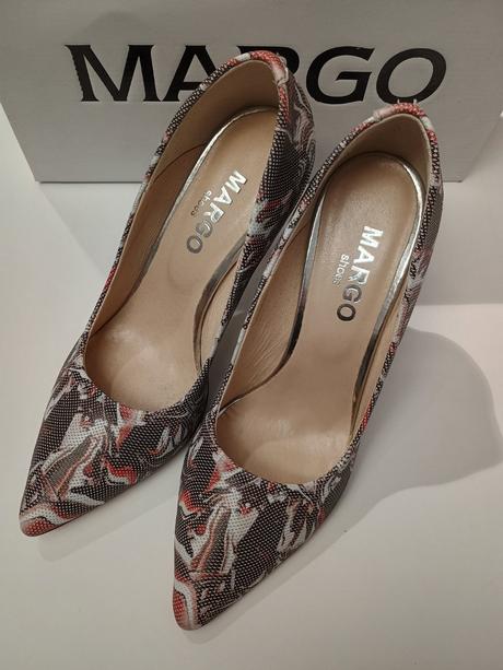 Dámske kožené lodičky 17010178 b, 39