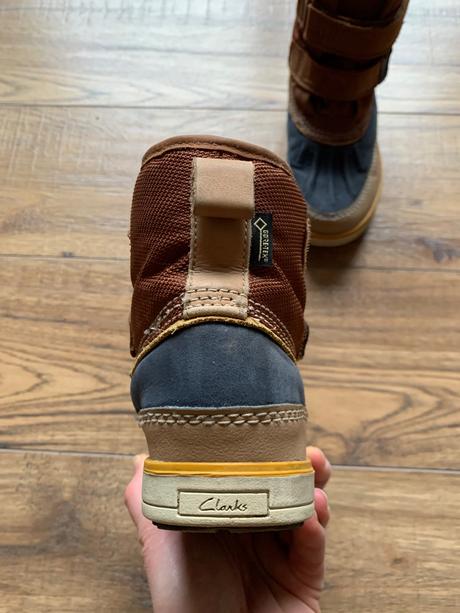 Zimné kožené topánky clarks goretex, clarks,30