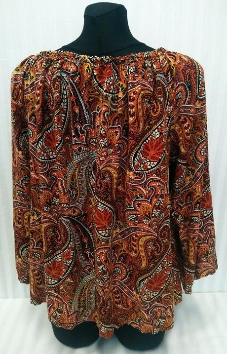 Dámsky top s hnedým vzorom, nkd, m-l, nkd,l