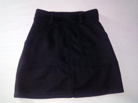 Čierna semišová sukňa, tally weijl,xs