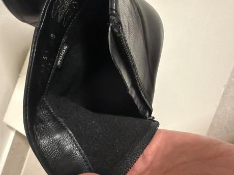Wojas kožené kotníkové čižmy veľ. 36, vd 23,5 cm, wojas,36