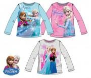 Tričko frozen ľadové královstvo dlhý rukáv, disney,104 / 110 / 116 / 128