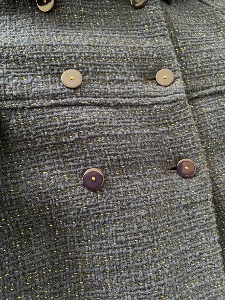 Chloe nádherný zimný dievčenský kabát veľkosť 4, 104