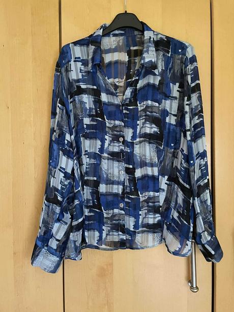 Dámska modrá blúzka č.xxl, xxl