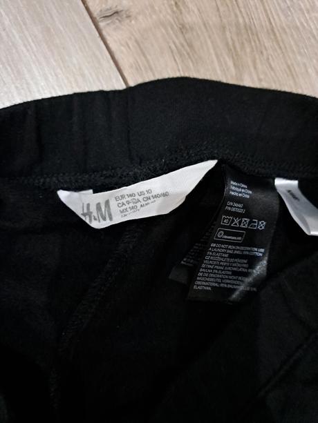 Legíny s glitrami, h&m,140