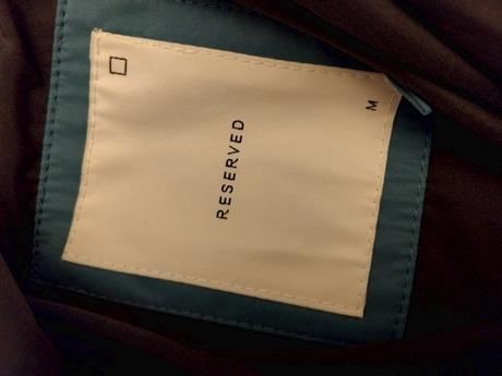 Prechodná vetrovka zľava, reserved,m