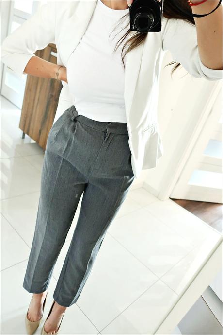 Šedé nohavice amisu, amisu,xs