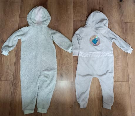 2x teply overal na spanie 98/104, 98