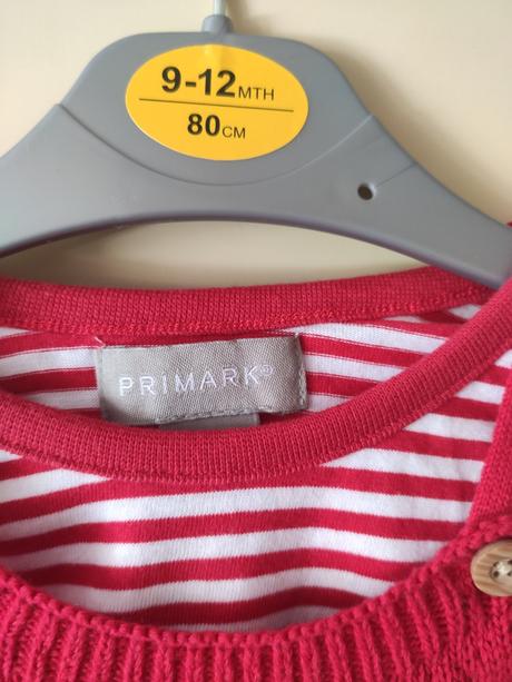 Detský overal na traky veľ.9-12 mesiacov, primark,80 / 86