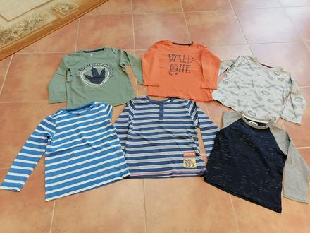 6 ks tričko, veľ. 98/104, 98