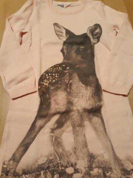 Svetríkové šaty, h&m,98