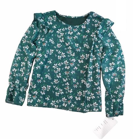 Dievčenká blúzka naty zelená, 98 - 164