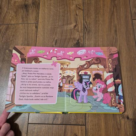 Kniha puzzle little pony, 
