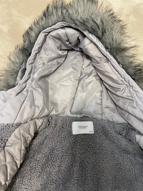 Tepla zimna predlzena bunda/parka, reserved,146