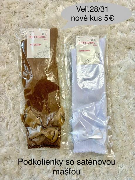 Pančuchy abel&lula,podkolienky..nové, 25