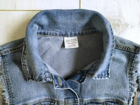 Jeansová vesta zara, zara,164