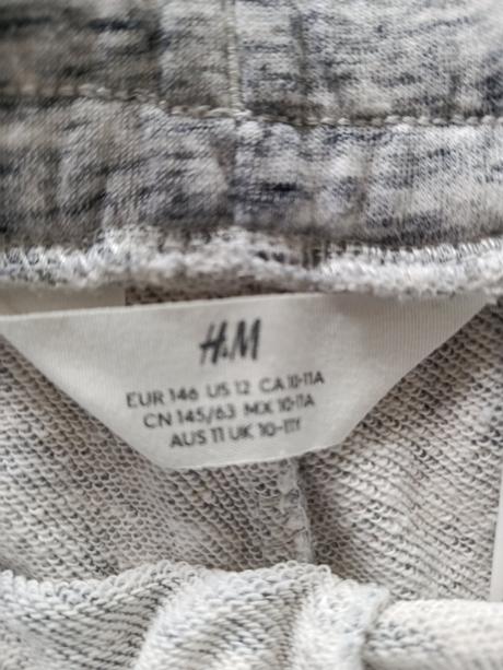 Detské kraťasy, h&m,146