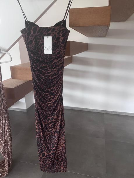 Zara midi s visačkou, zara,xs
