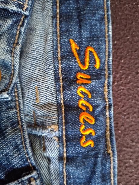 Dámske tmavosvetlé modré  rifle., success,38