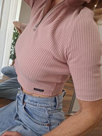 Calvin klein pleteny pulover top tričko xs/s, calvin klein,s