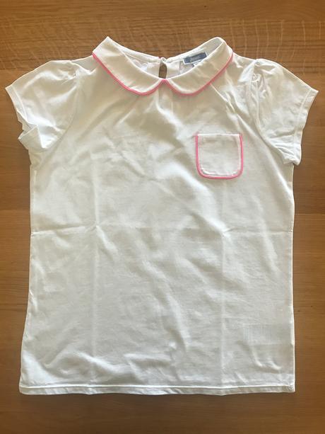 Jacadi tričko biele s vreckom, jacadi,140