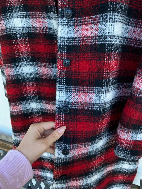 Dlhý prechodný kabát / vrchná košeľa shacket, zara,s