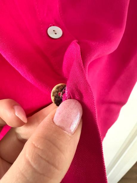 Blúzka ottavia vo fuchsiovej farbe, s