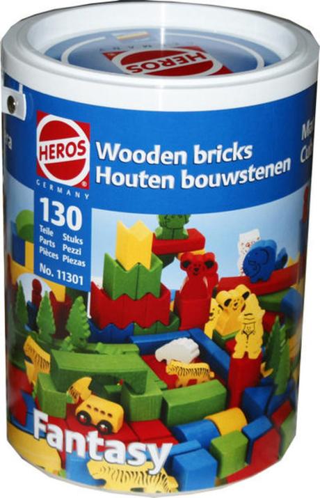 Heros drevené kocky fantasy 130 ks,