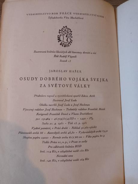 Jaroslav hašek - osudy dobrého vojáka švejka, 