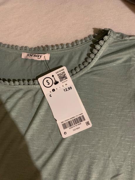 Nenosené tričko, orsay,s