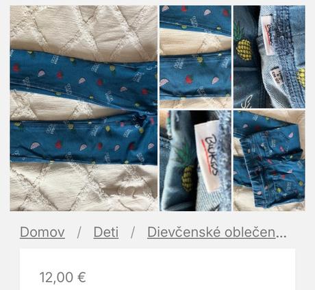 Balík oblečenia pre dievča 122, 122–134