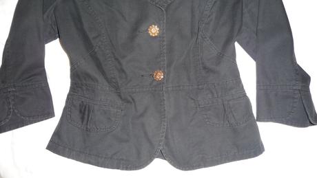 Sako s nafúknutým golierom, s