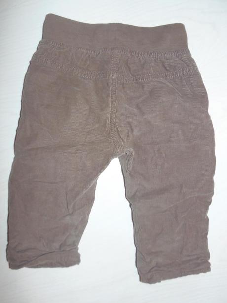 Menčestrové podšité nohavice, lupilu,68