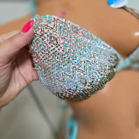 Krasne trblietave bikiny, xl