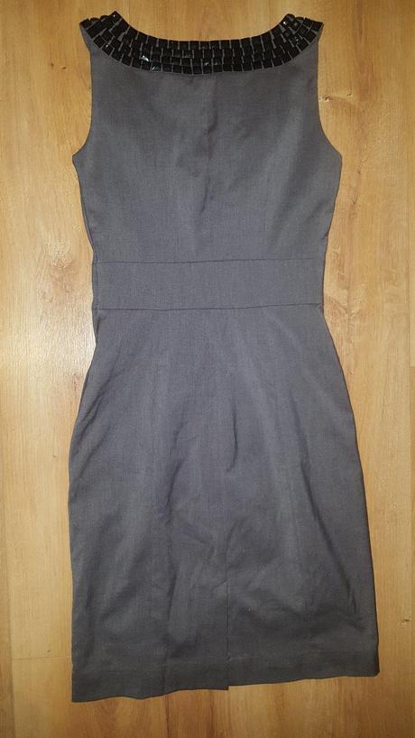 Sivé púzdrové šaty, h&m,34
