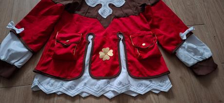 Kostým anime klee genshin impact cosplay, 