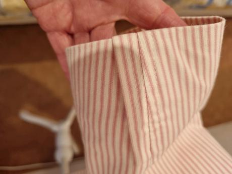 Ružovo biele sako s pásikmi veľ. 38, 38