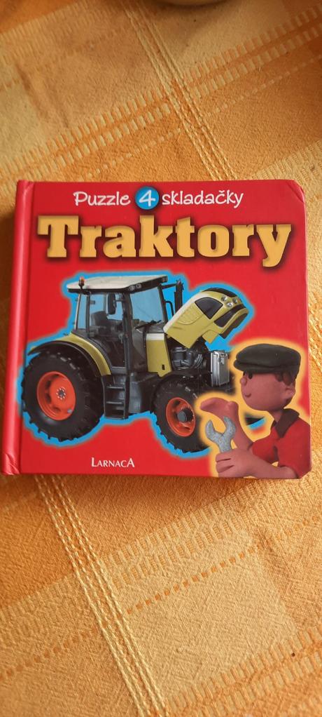 Knižka traktory - 16-16- 2,5 cm,