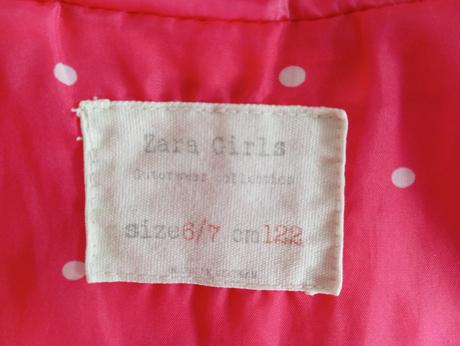 Prechodná bunda, zara,116