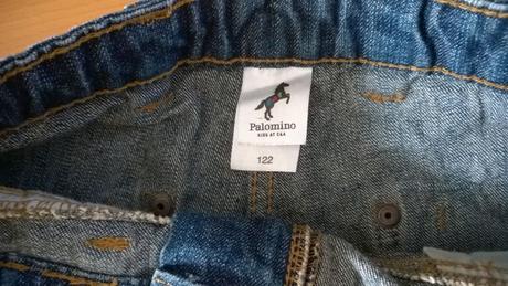 Štýlové riflové krátke nohavice, c&a,122