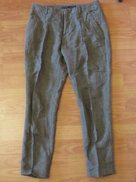 Dámske ľanové nohavice - veľ. 36 - zara, zara,36